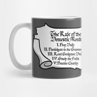 The Rule of the Domestic Monk Mug